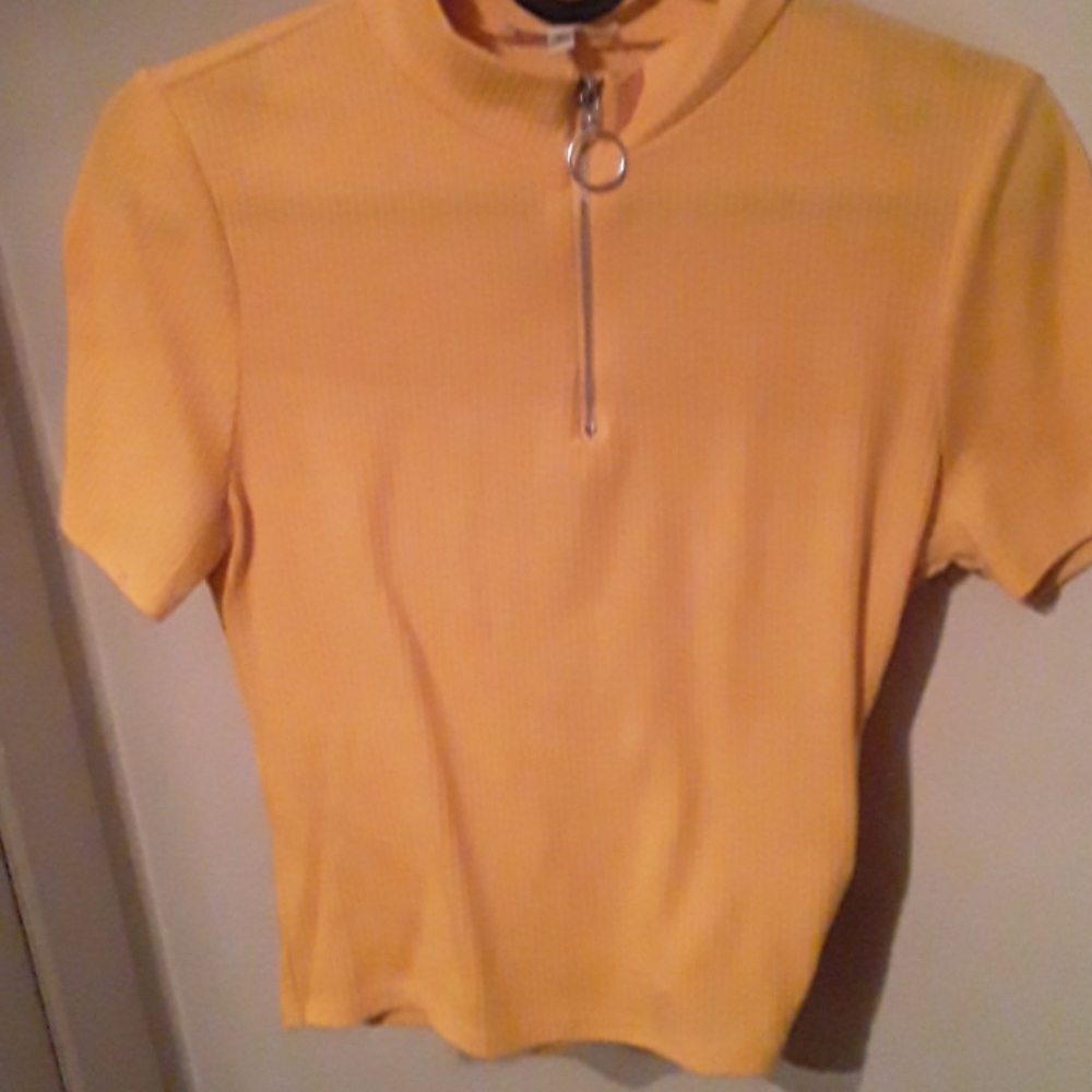 Crop top zip up